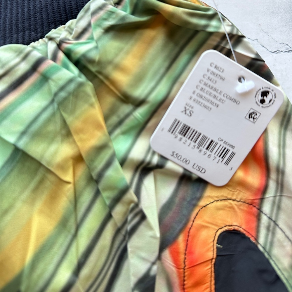 NWT Free People Carpe Diem Printed Shorts in Marble Combo - Picture 8 of 8